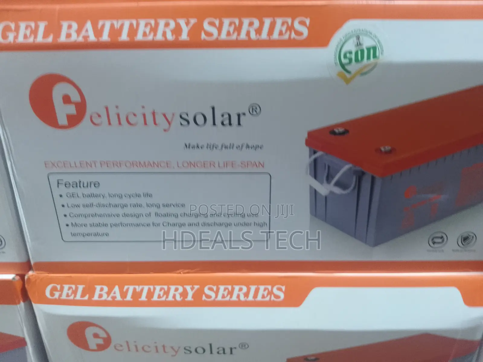 “12 v 200ah Gel Battery – Felicity Low Float‐Current Design”