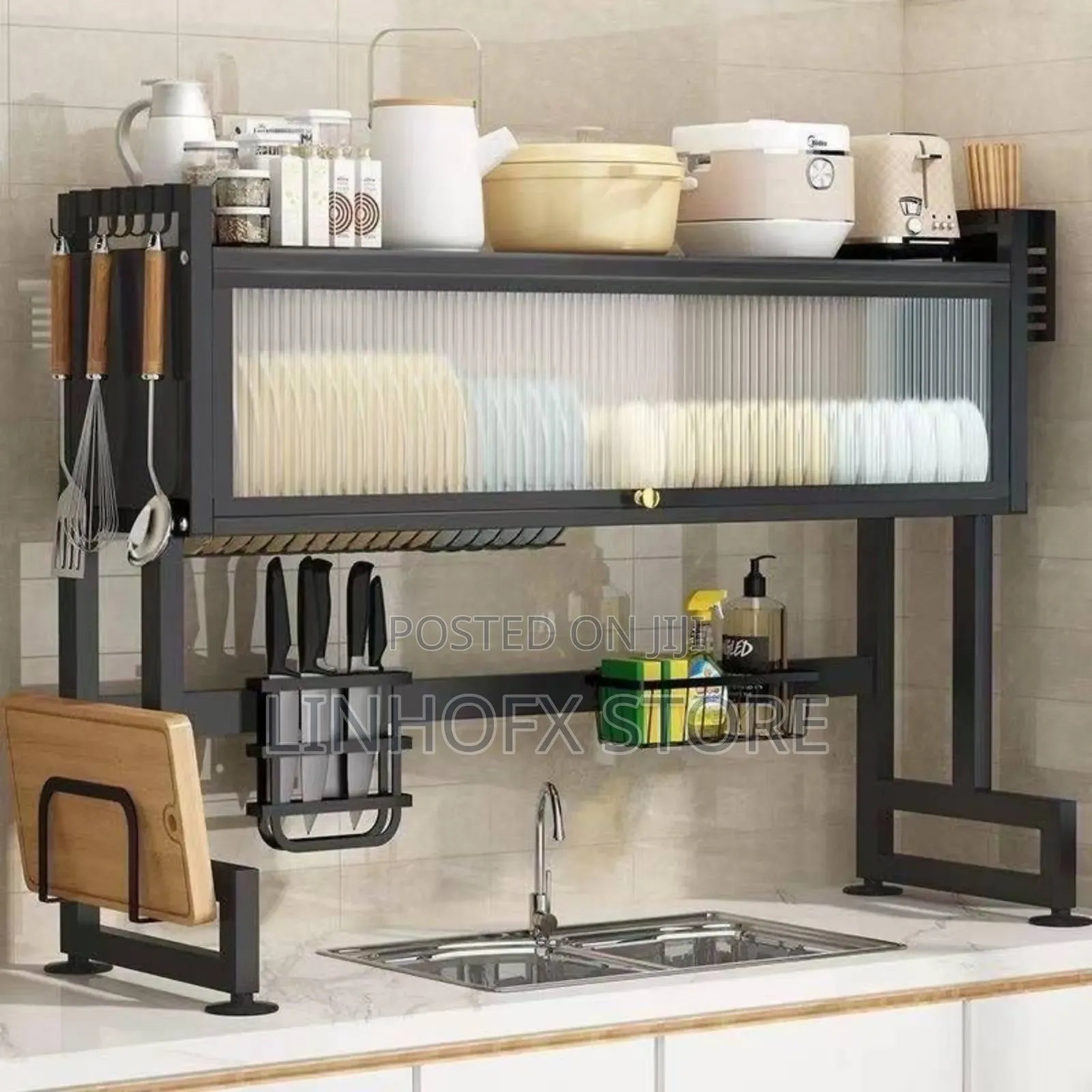 85cm Over the Sink Dish Drainer