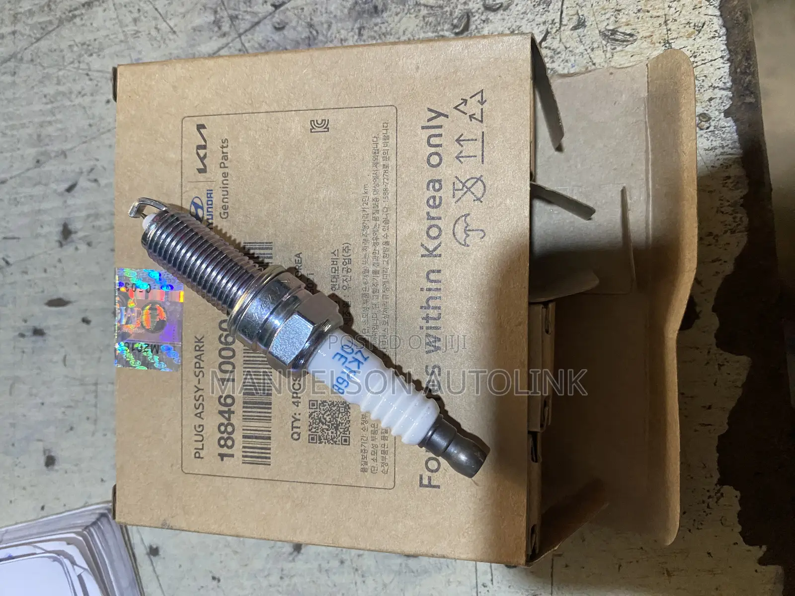 Spark Plug Fo Hyundai Sonata,Tucson,Santa Fe,Kia Rio,Sorento