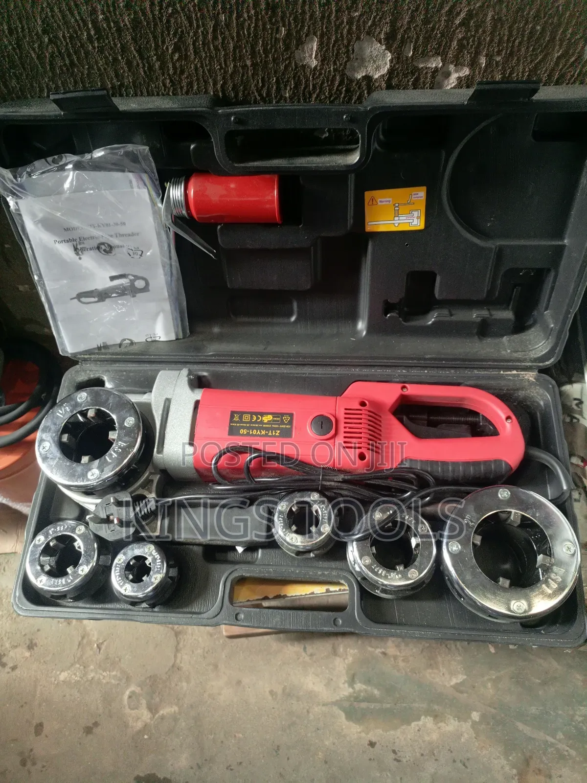 Electric Pipe Threader Machine