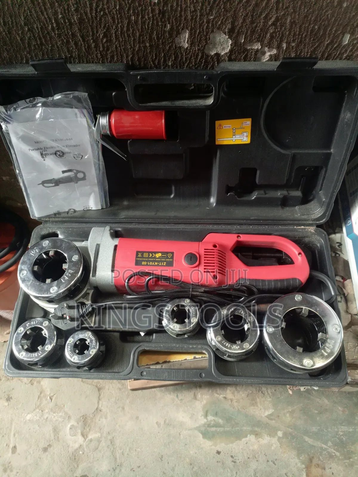 Electric Pipe Threader Machine