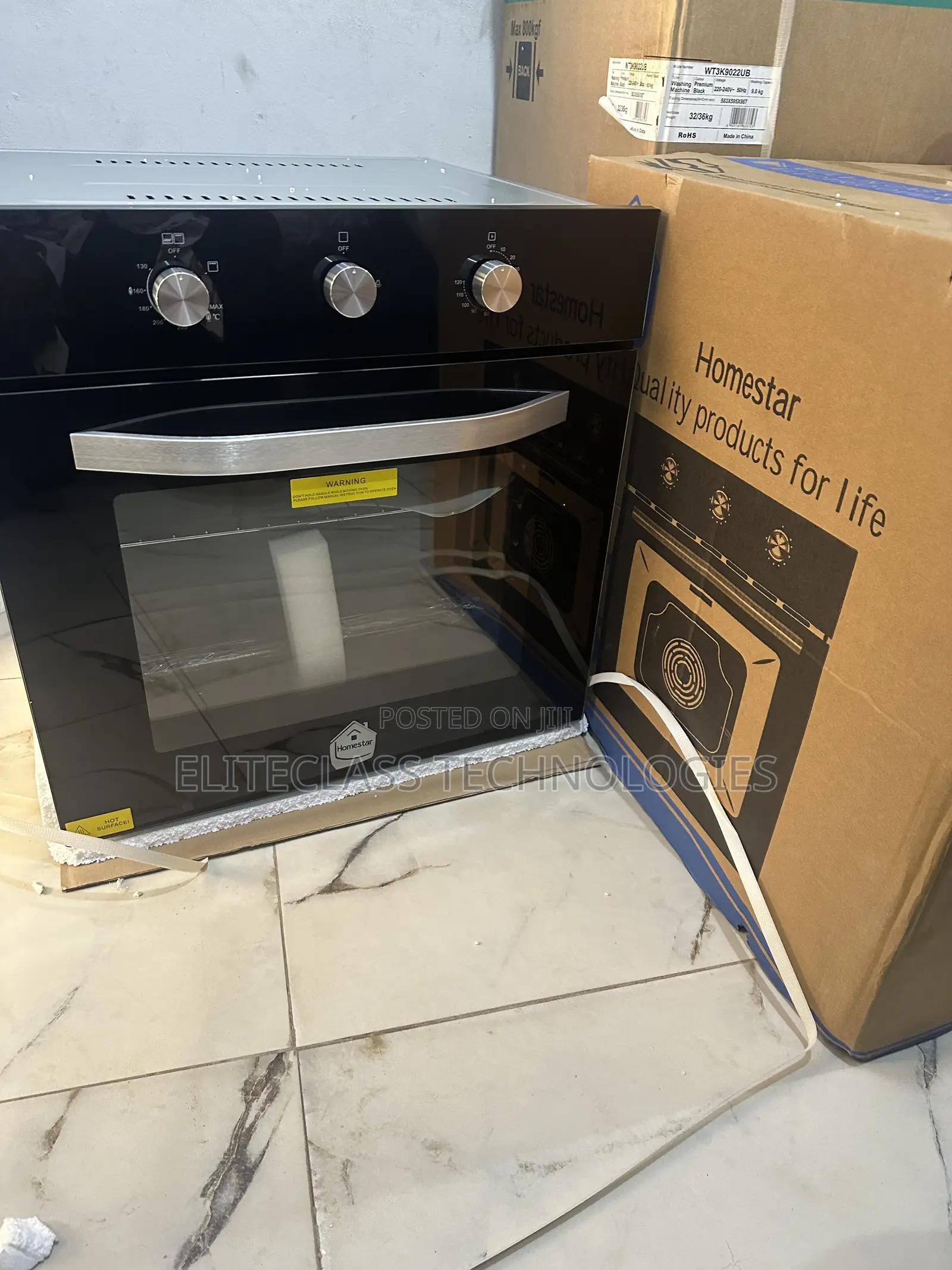 Homestar Quick Roast 60×60 Built-in Oven (Hsqmb60-Bk)
