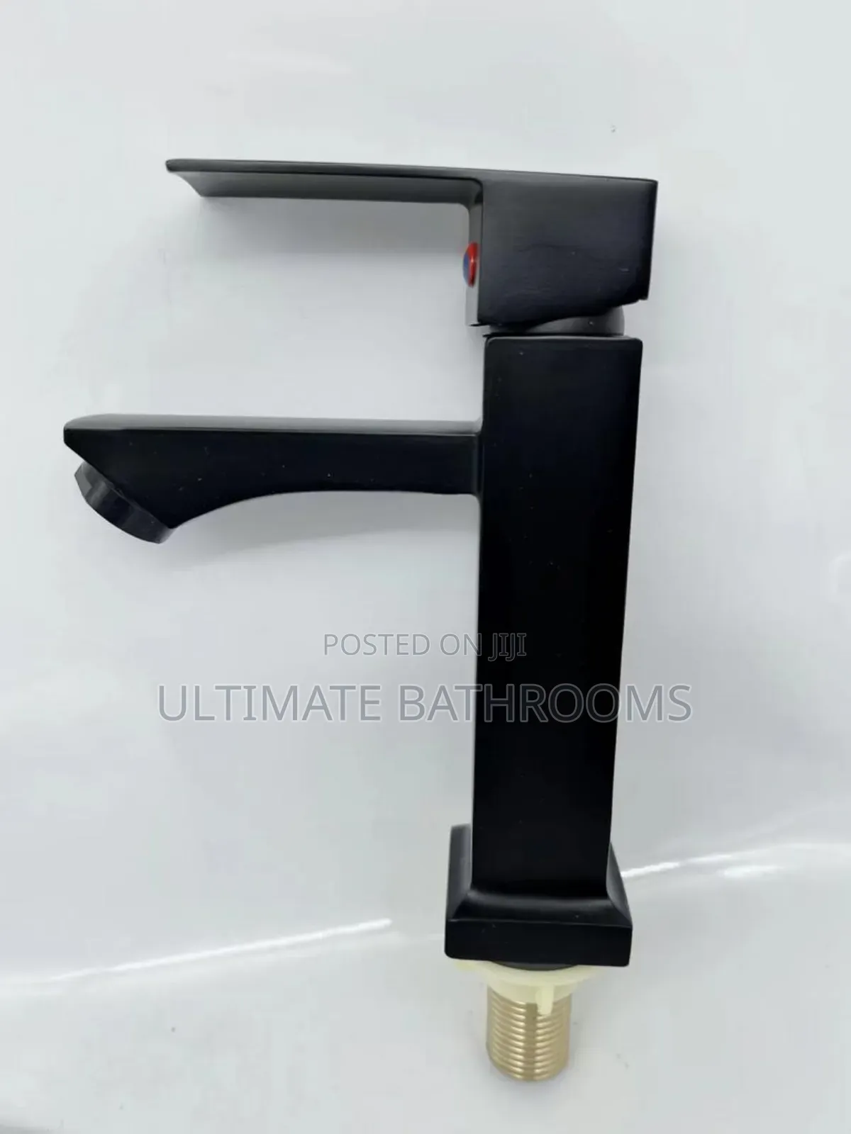 Square Black Basin Faucet