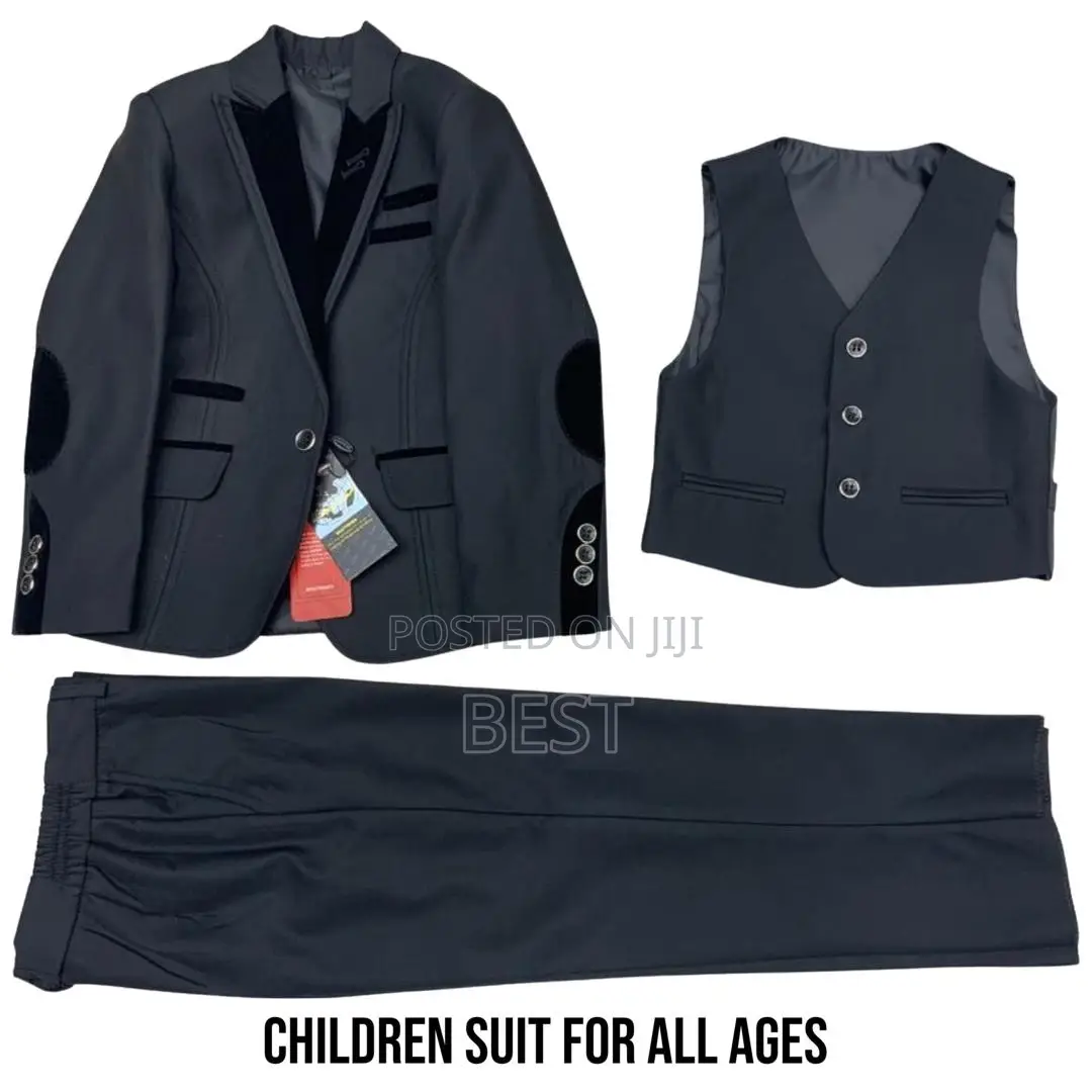 Children Turkish Quality Suits With Free Bow Tie