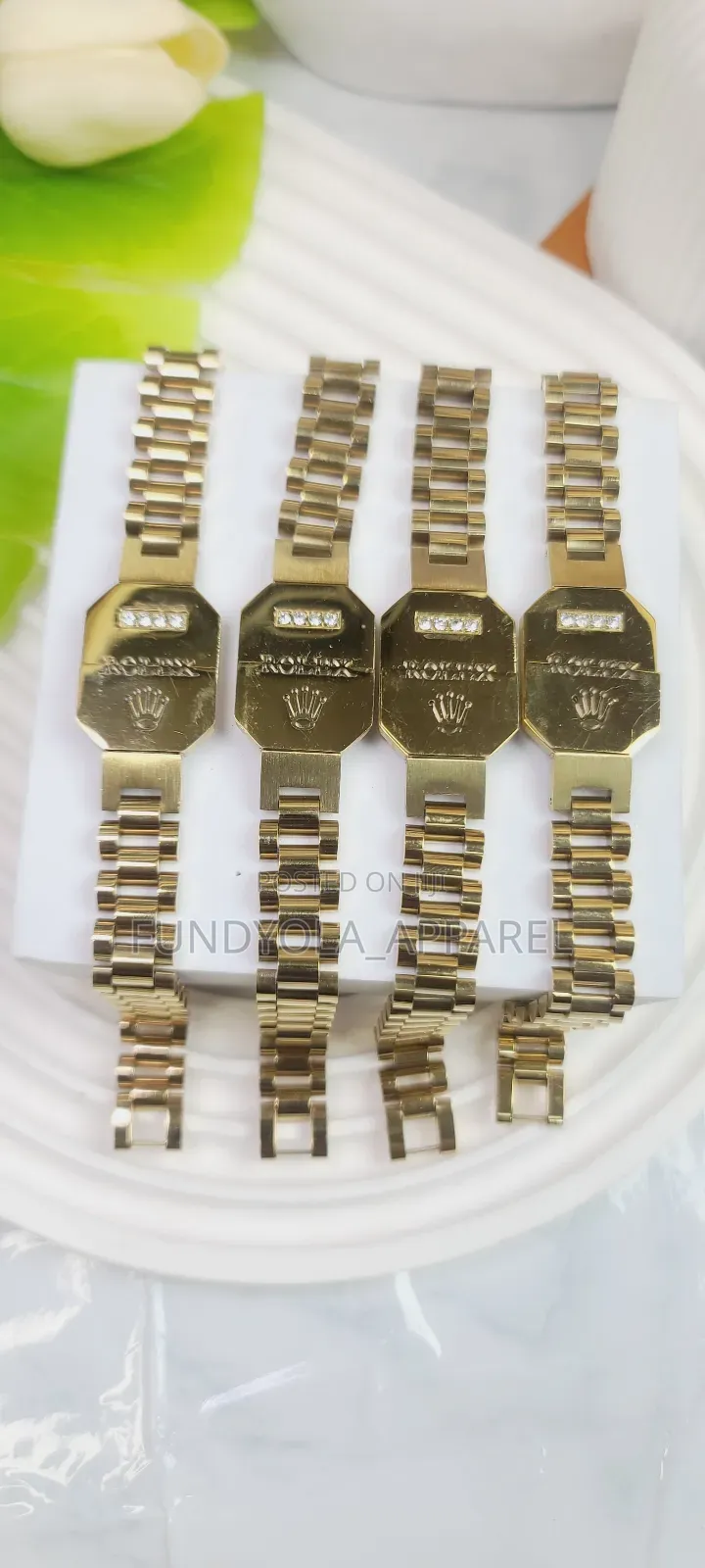 Tiatnium Steel Rolex Fashionable Hand Chain