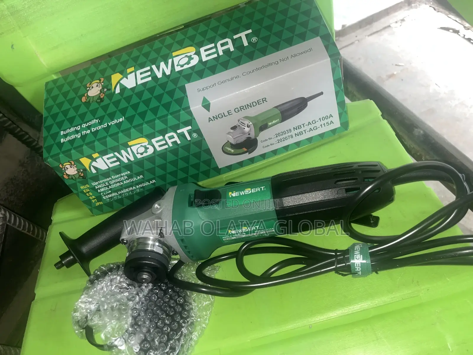 New Beat 41⁄2" Angle Grinder Machine – 710w Corded Electric Tool