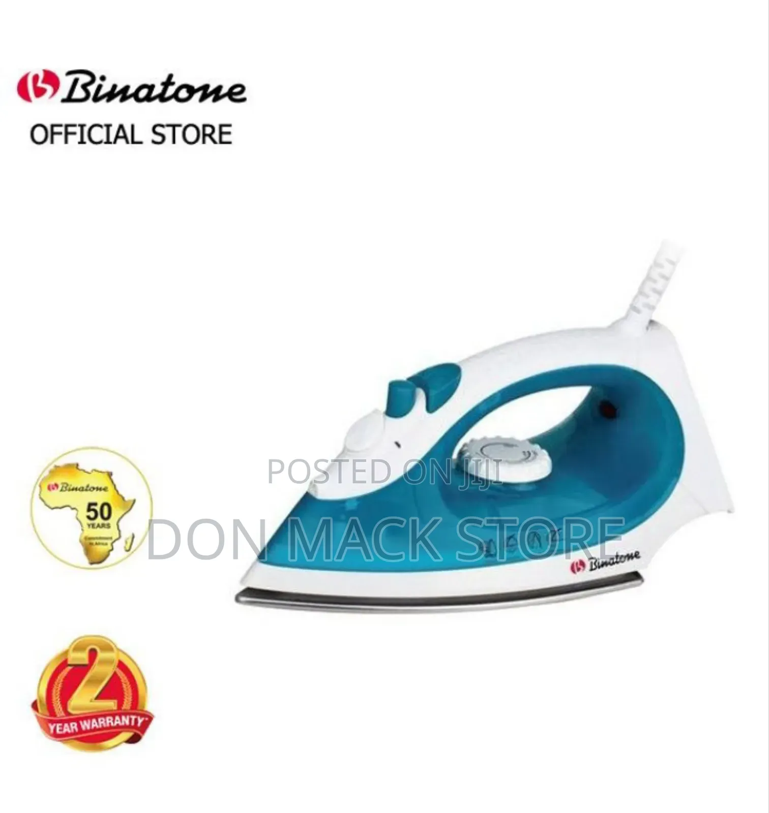 Binatone Binatone Smoother Gliding Steam Iron (Si-1605)