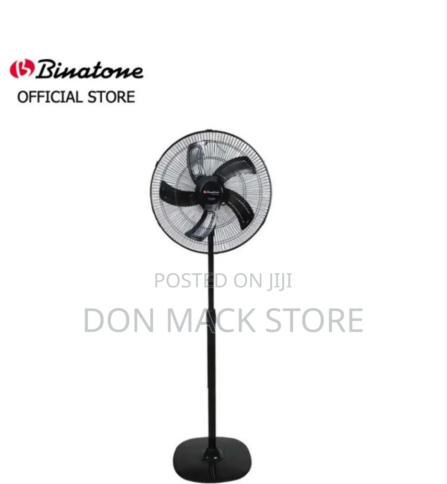 Natone 18 Inch Standing Fan Ts-1880 - Black (Mk2)