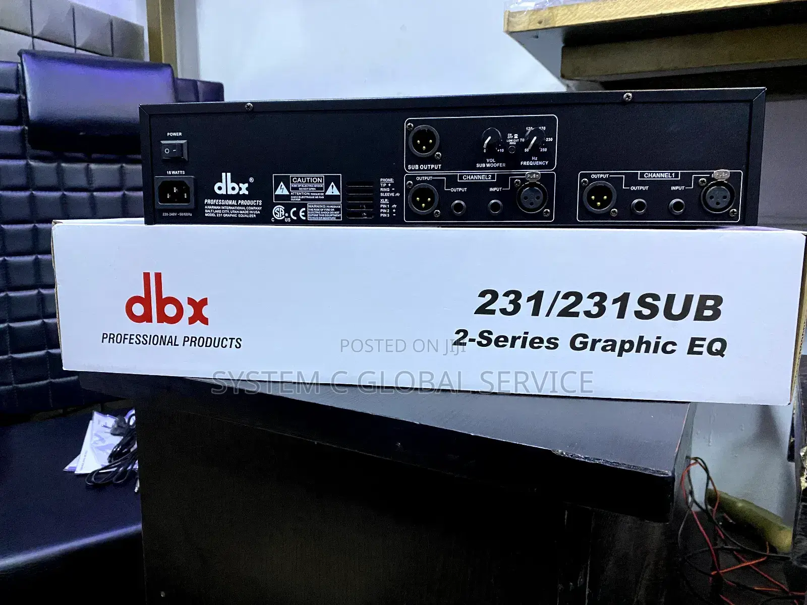 DBX 2-Series Graphic Equaliser 231sub