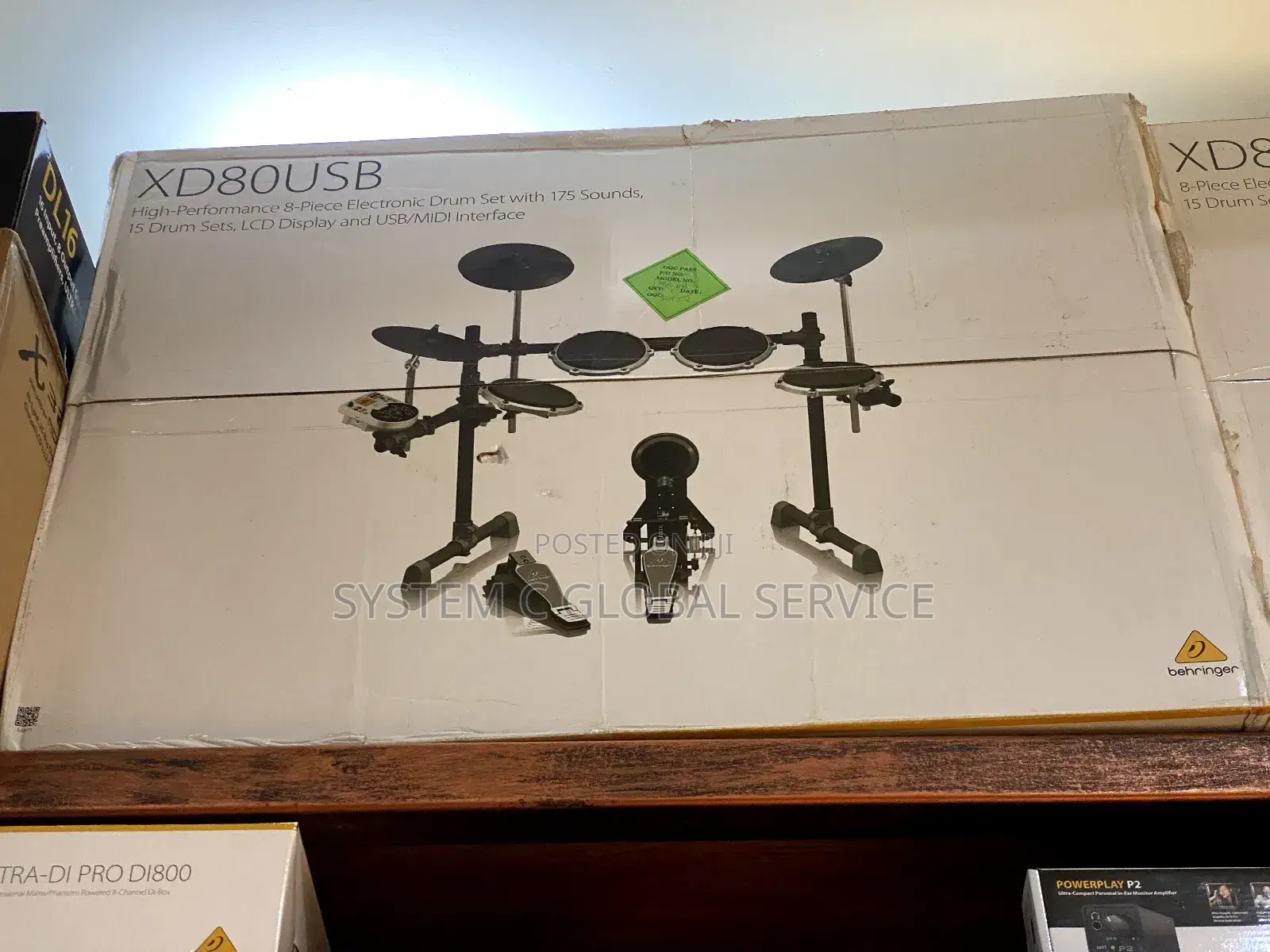 Behringer Xd8usb 8-Piece Electronic Drum Set