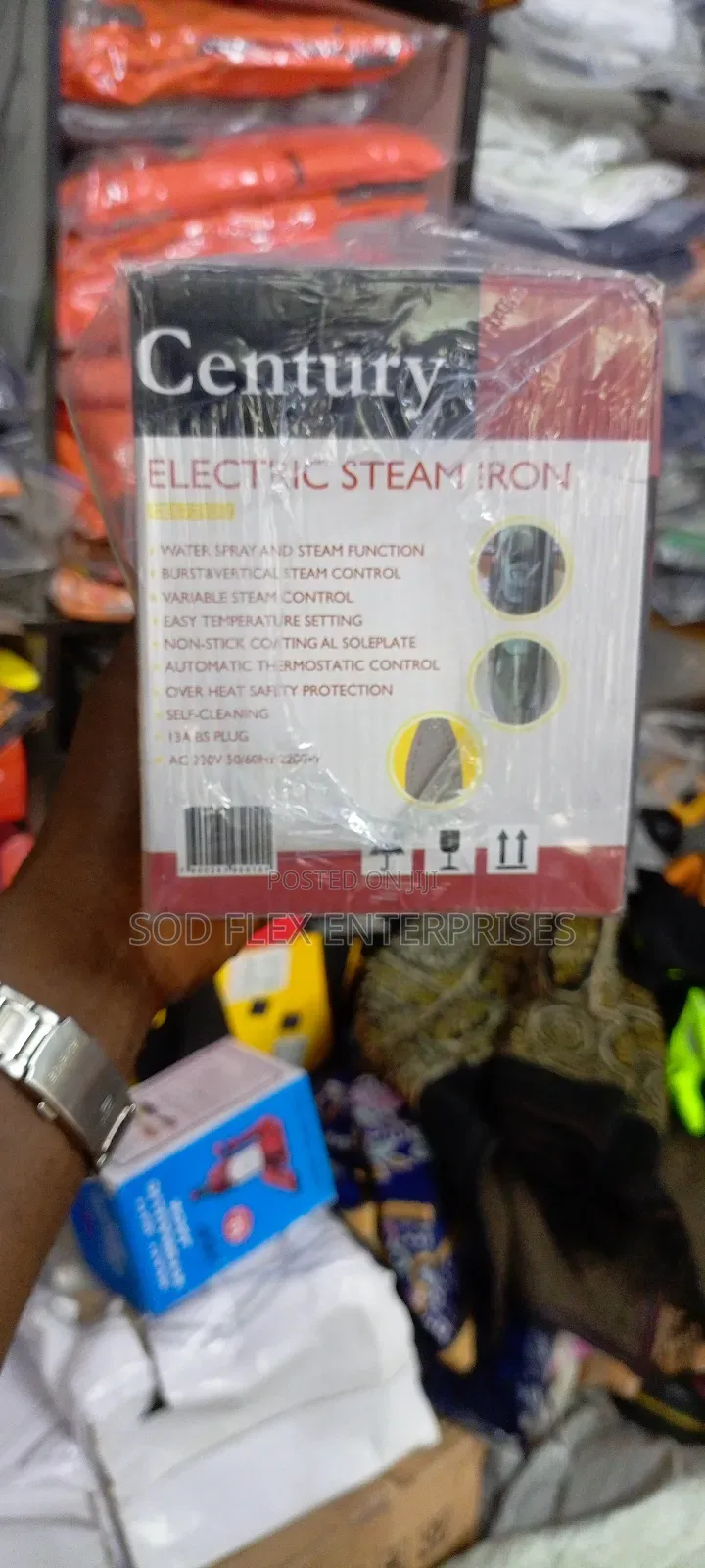 2200w Century Electric Steam Industrial Pressing Iron