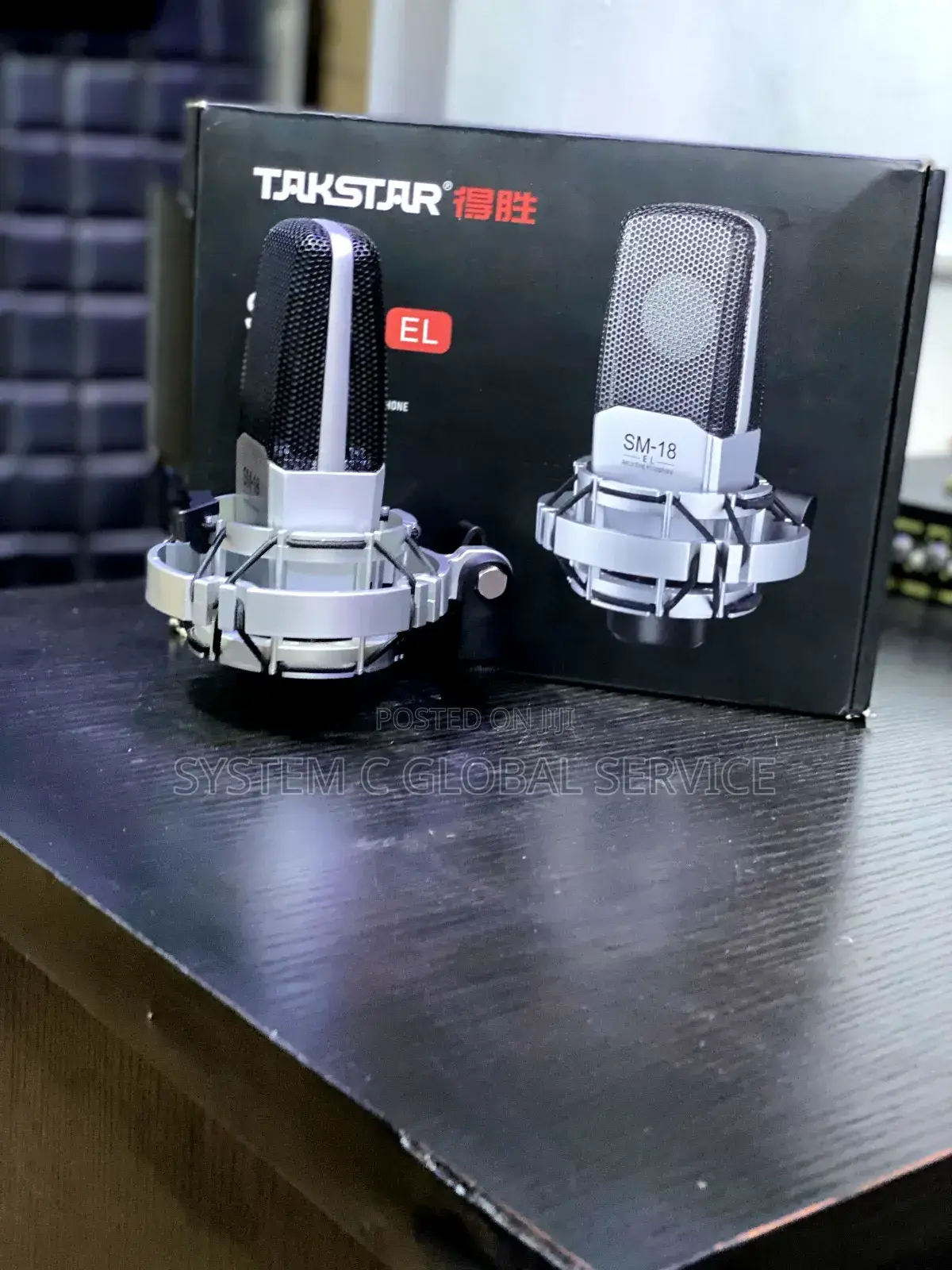 Takstar Sm-18 Studio Condenser Microphone With Holder