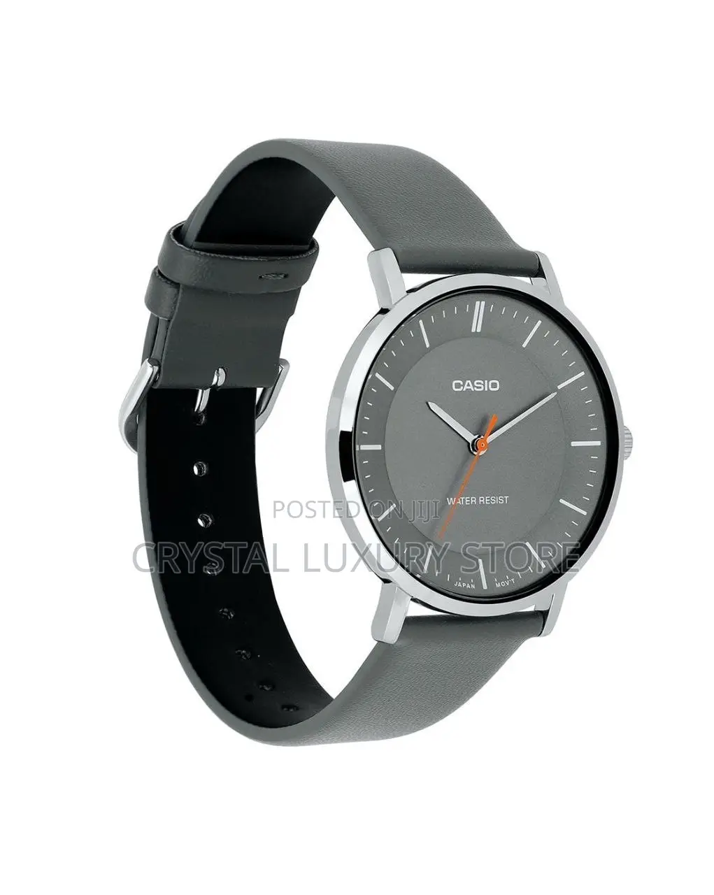 Casio Quality Luxury Men Genuine Leather Wristwatch