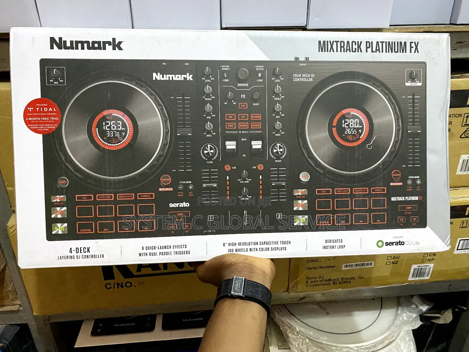Numark Mixtrack Platinum Fx Dj Turntable
