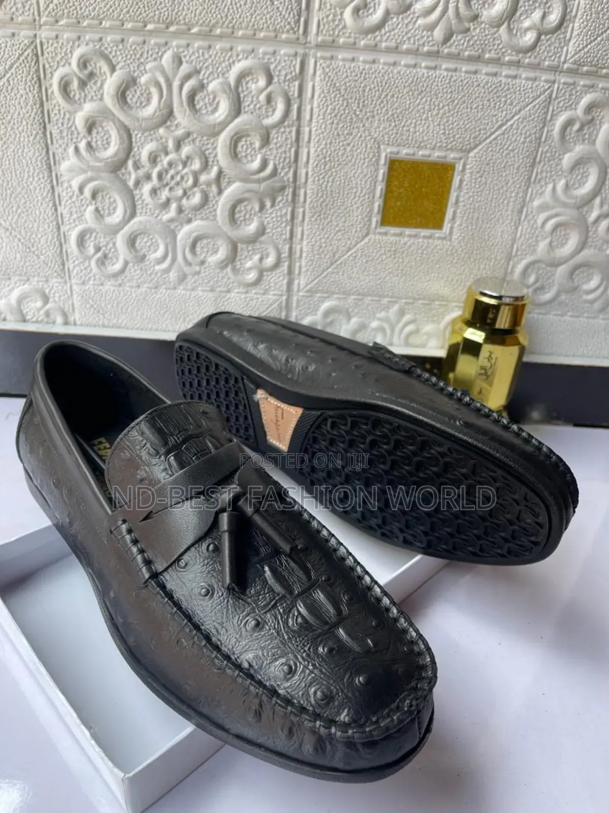 Black Luxury Ferragamo Shoes