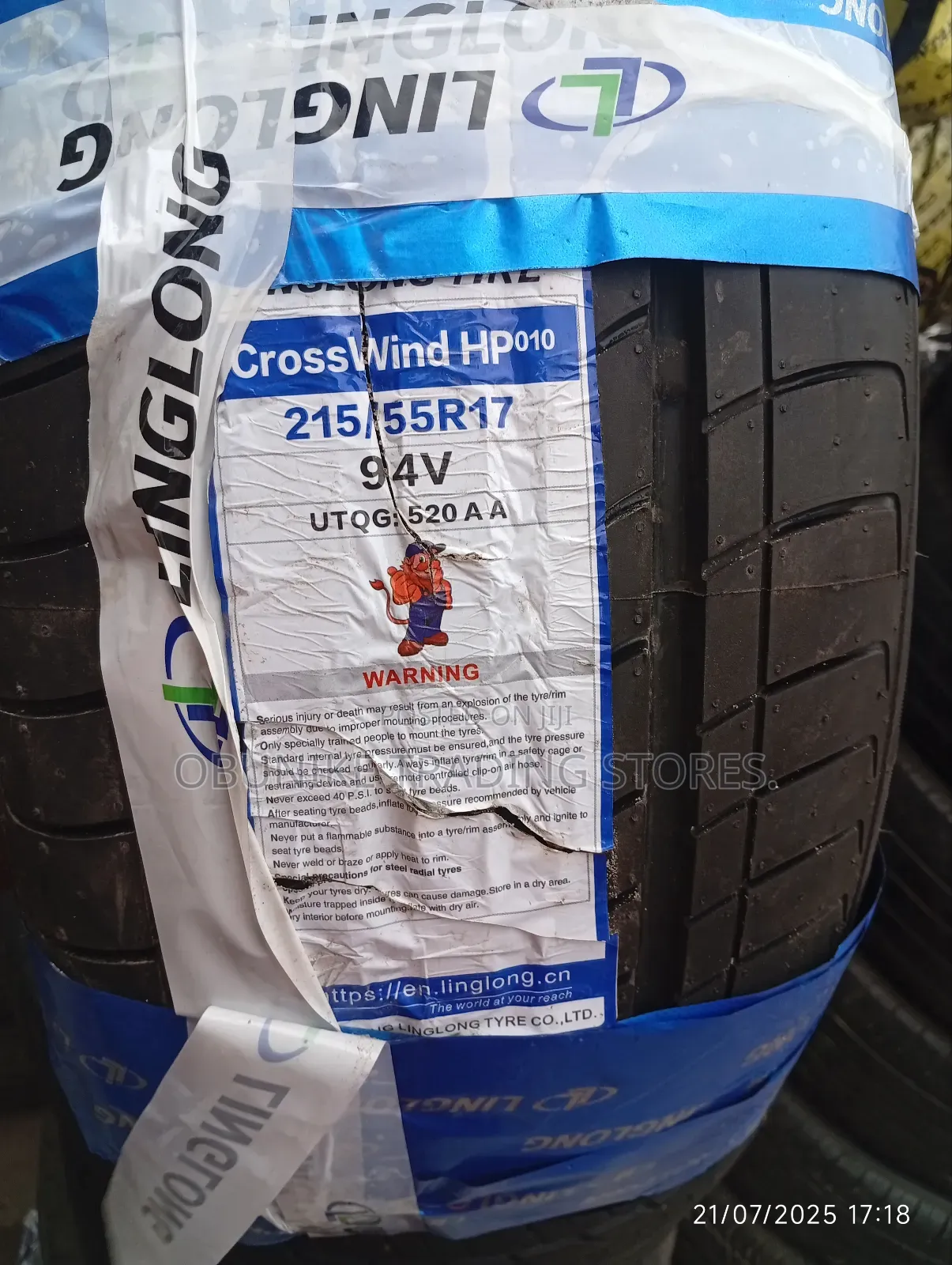 215/55r17 Linglong Tyre