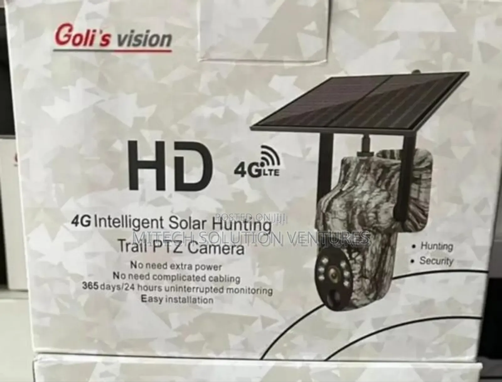 4g PTZ Camouflage 6mp Dual Lens Solar CCTV Camera