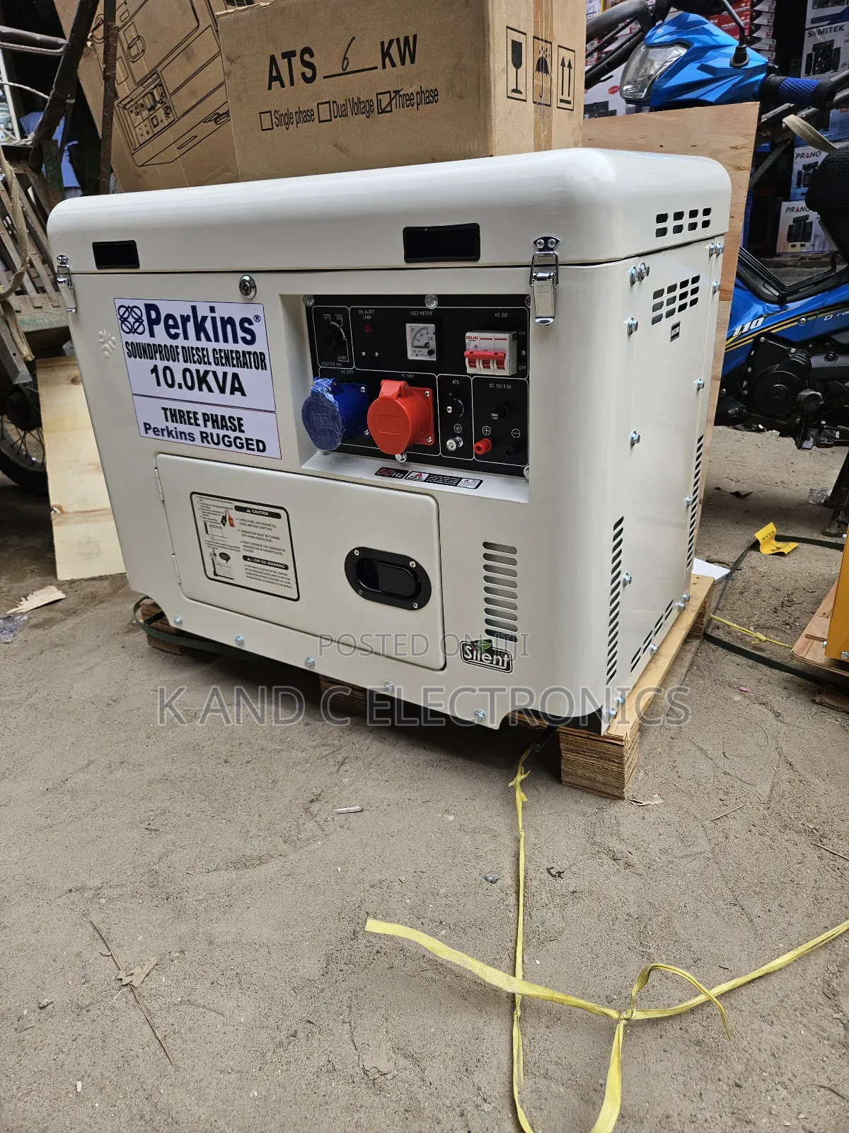 Perkins 10kva Diesel Soundproof Generator