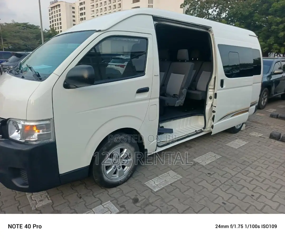 Toyota Hiace Bus Now Available for Rental