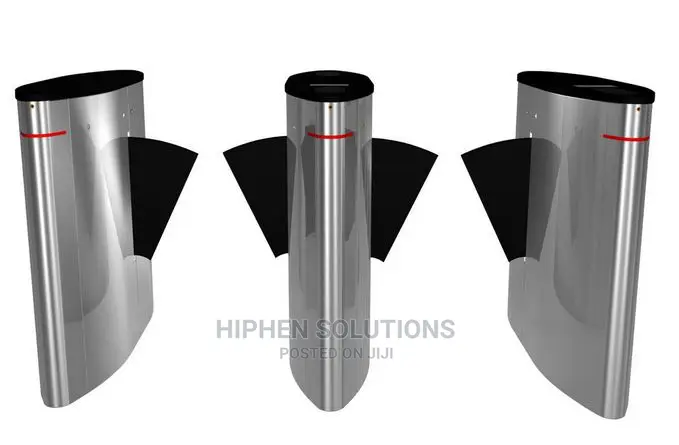 Turnstiles Fingerprint Tripod Turnstile Gate With RFID