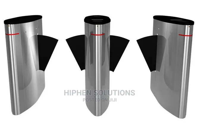 Turnstiles Fingerprint Tripod Turnstile Gate With RFID
