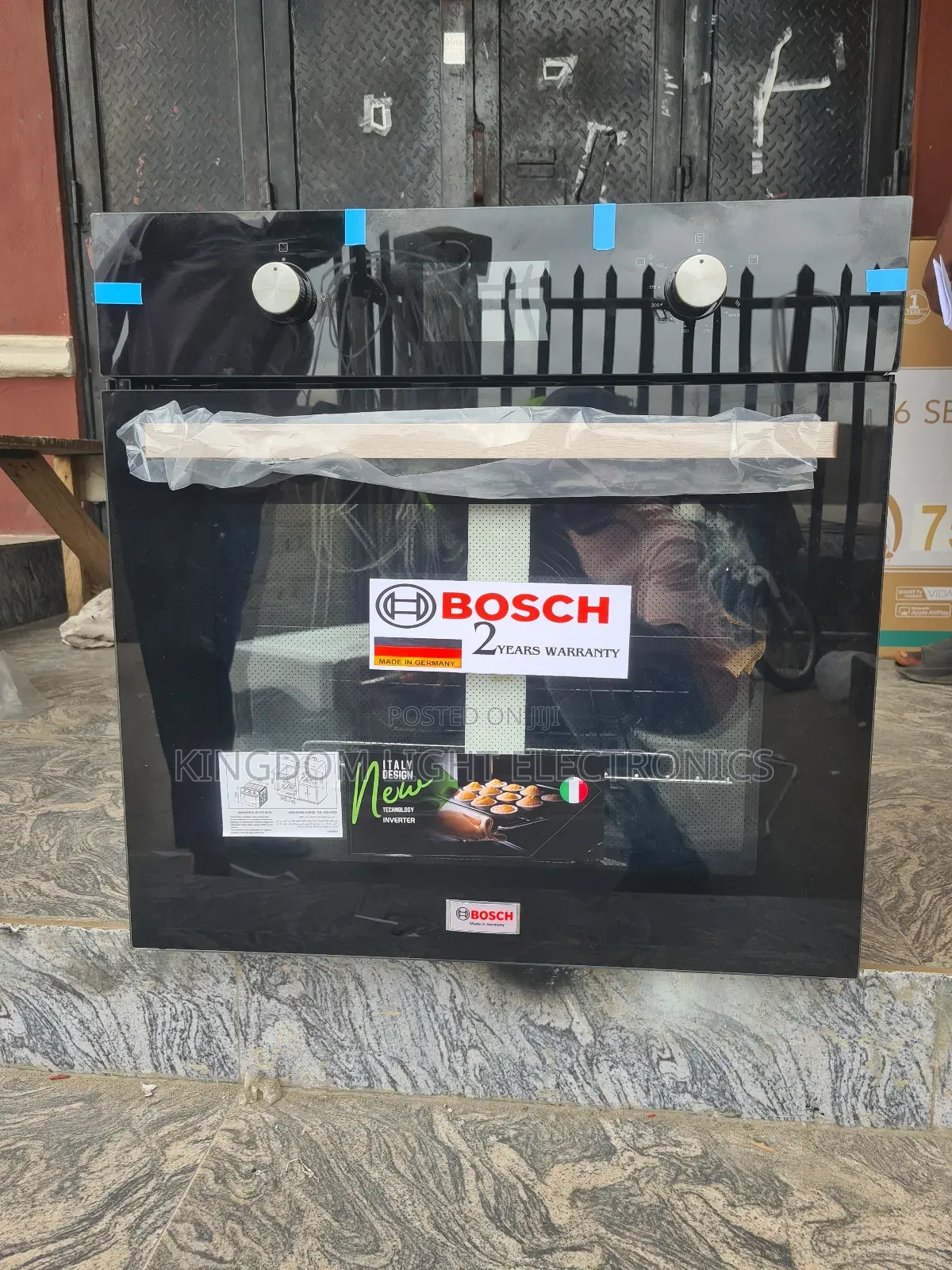 Bosch Inbuilt Oven 60x60cm Electric Gas Use