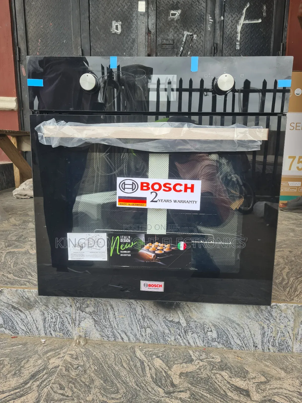 Bosch Inbuilt Oven 60x60cm Electric Gas Use