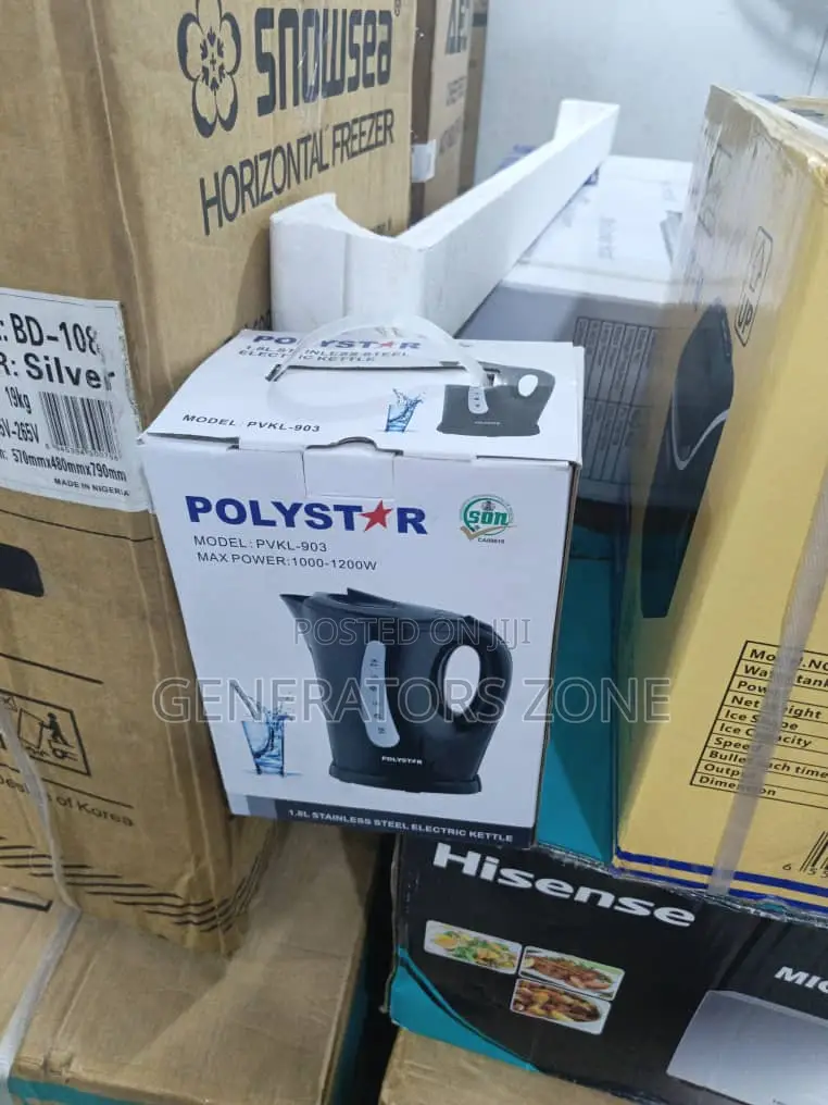 Pocket-Friendly Electric Kettle |Polystar 1.8l | PVKL-903