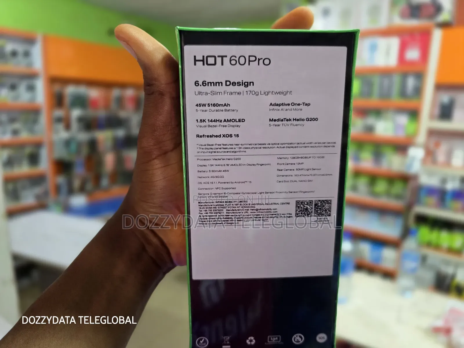 New Infinix Hot 60 128 GB