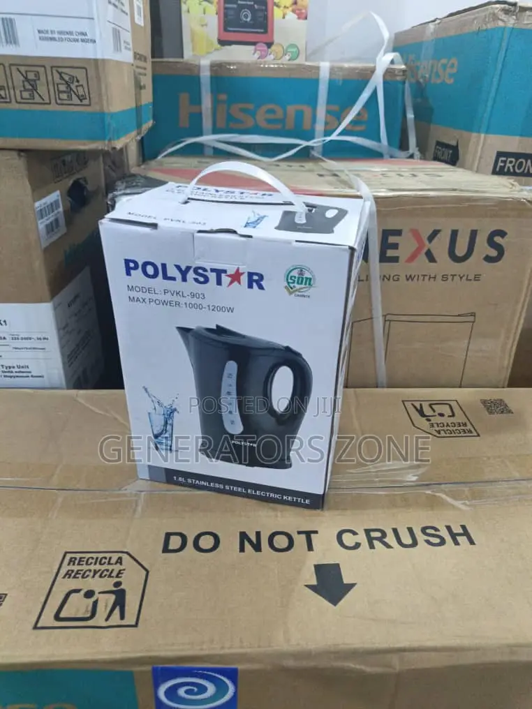 Stylish Stainless Steel Polystar 1.8l Kettle – PVKL-903