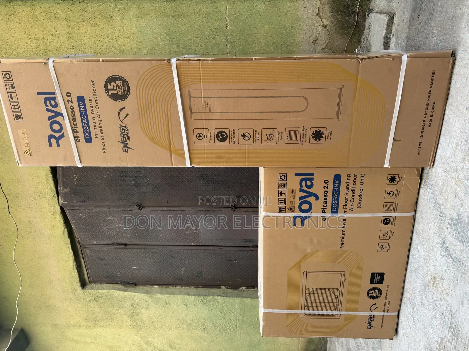 Royal 3tons Inverter Round Shape El-Picasso Dq3fac-Inv