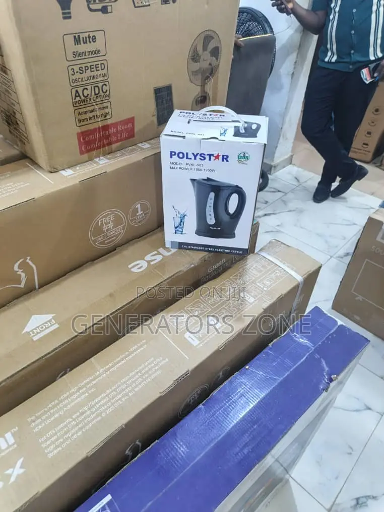 Top Rated Polystar Electric Kettle – 1.8l PVKL-903