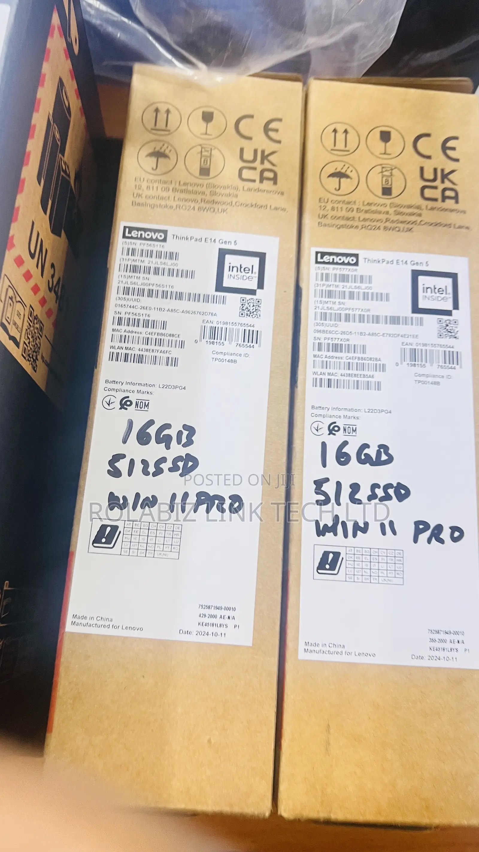New Lenovo ThinkPad E14 Gen 5 16GB Intel Core i5 SSHD (Hybrid) 512GB
