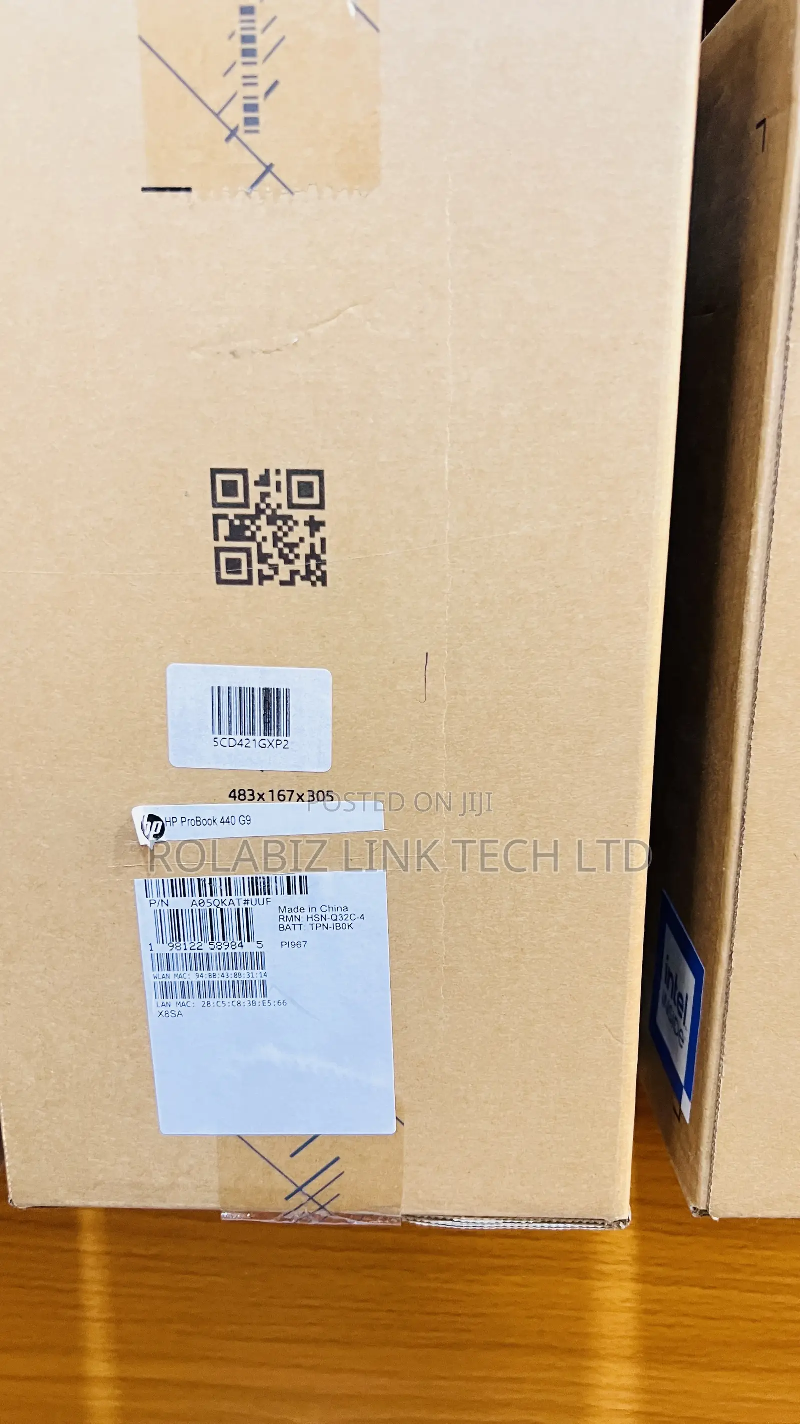 New Laptop HP ProBook 440 G10 8GB Intel Core i5 SSD 512GB