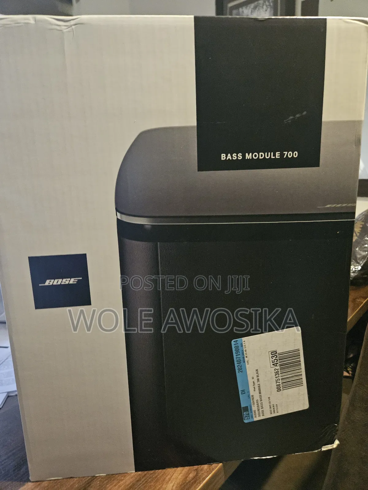Bose Bass Module 700 Black 700watts