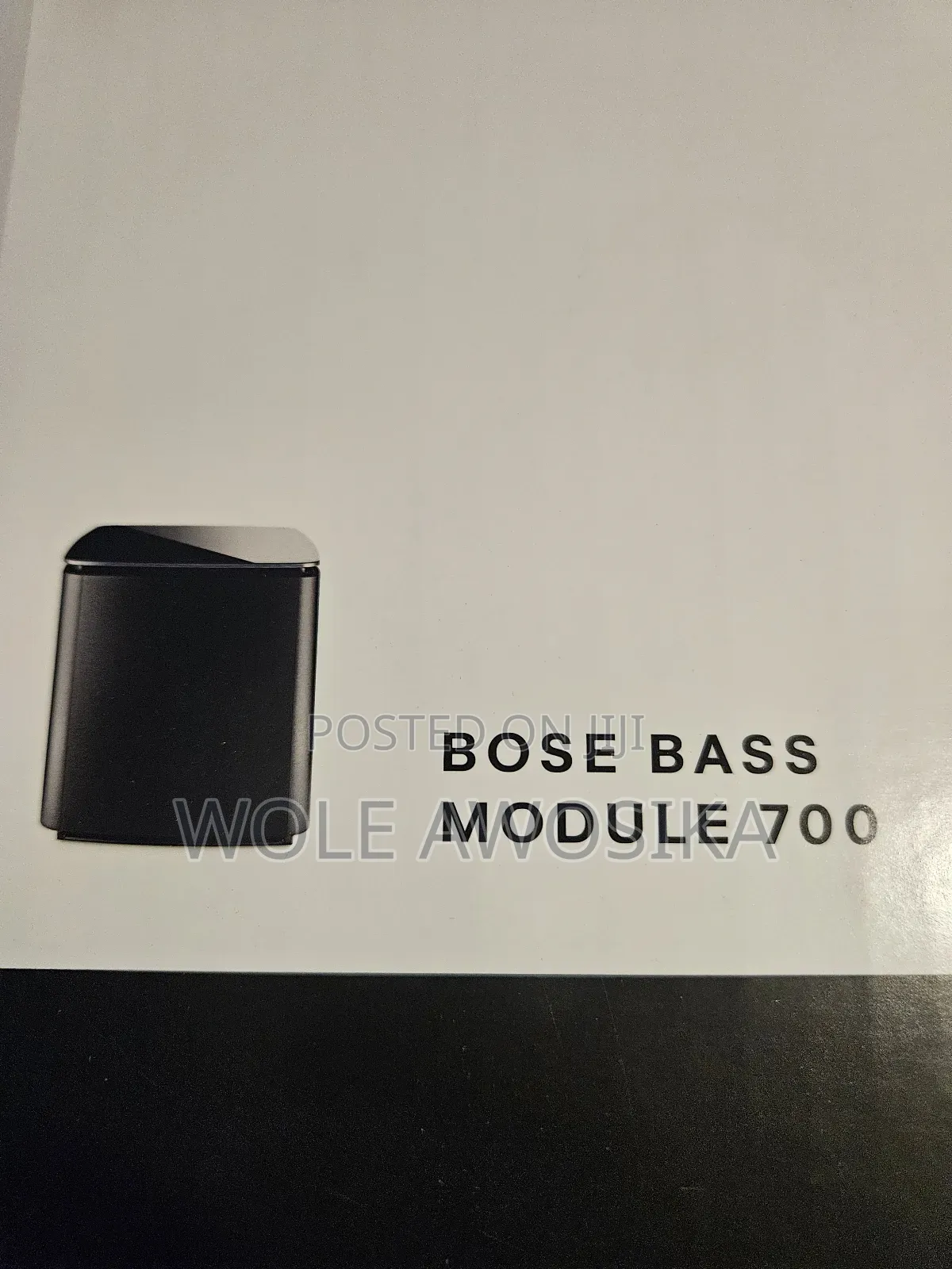 Bose Bass Module 700 Black 700watts