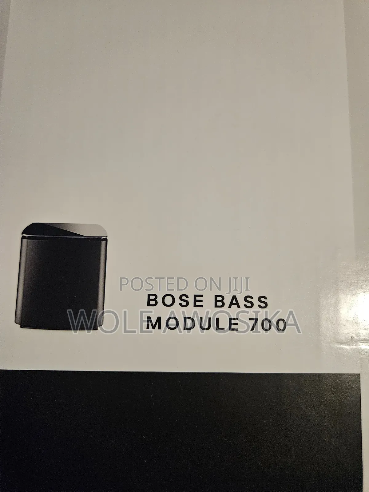 Bose Bass Module 700 Black 700watts