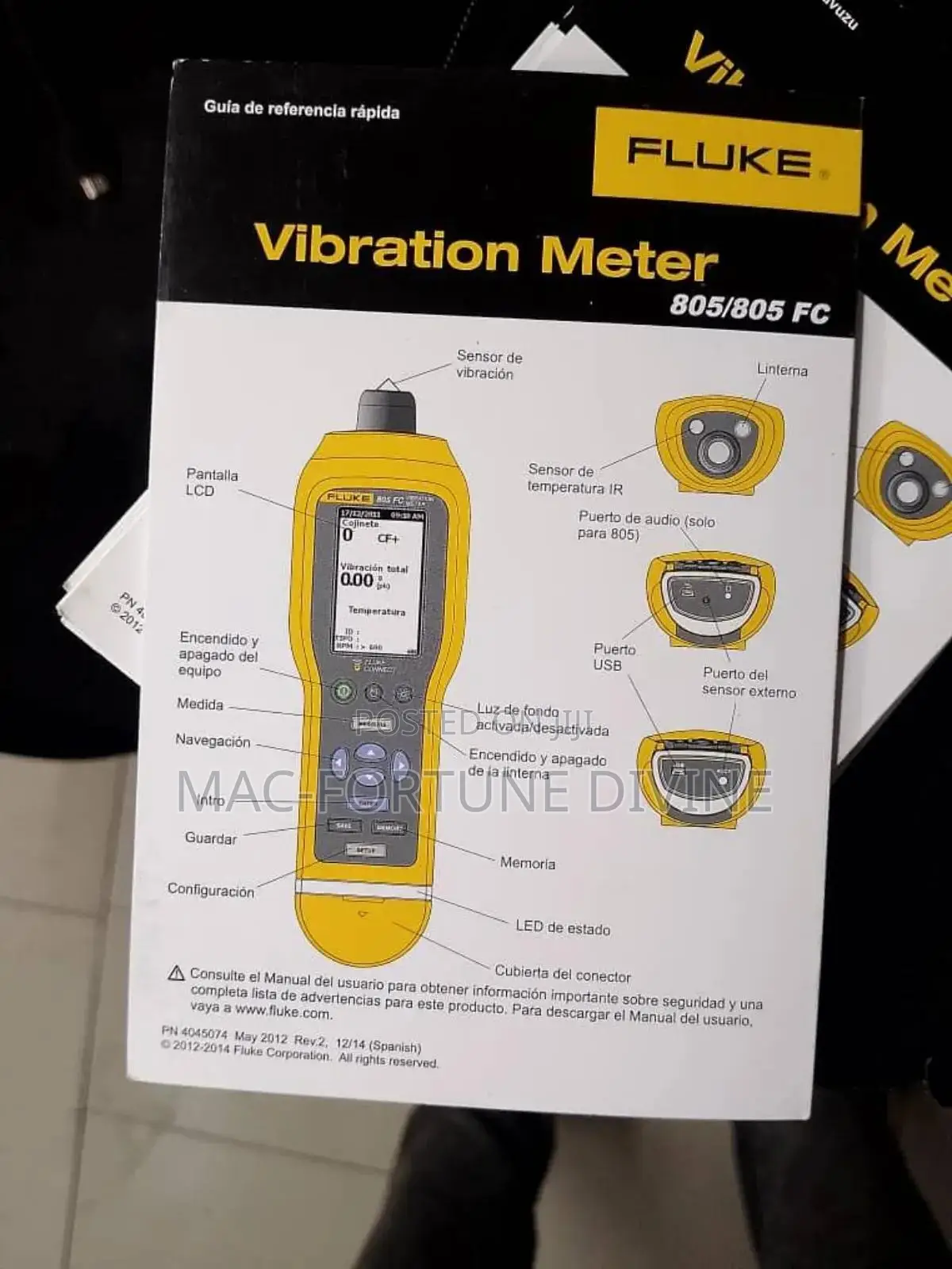 Fluke 805 Vibration Meter
