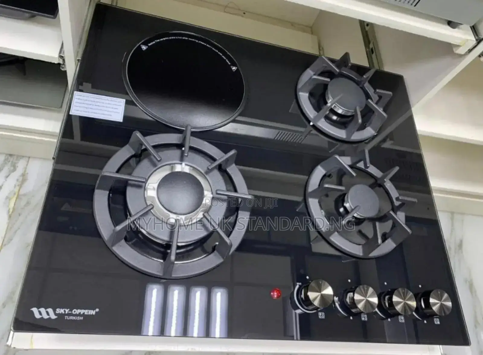 Quality 3 Gas and 1 Electric Built-in Cooker Hob.