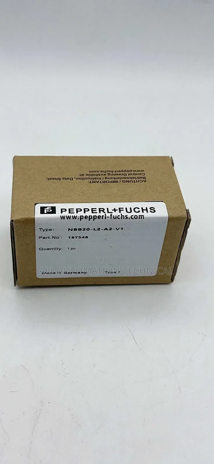 Pepperl + Fuchs | Nbb20-L2-A2-V1 Inductive Sensor | 187548