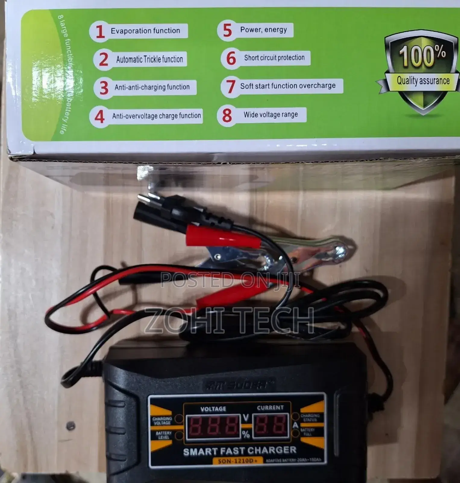 10a 12v Digital Battery Charger