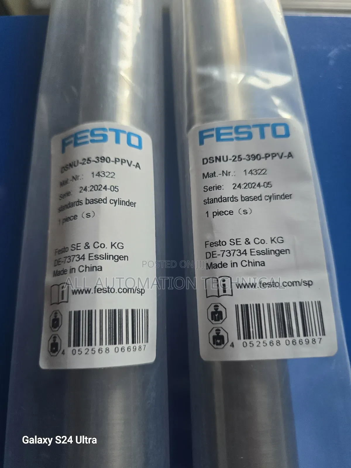 Festo Pneumatic Cylinder | Dsnu-25 -390-PPV-a | 14322