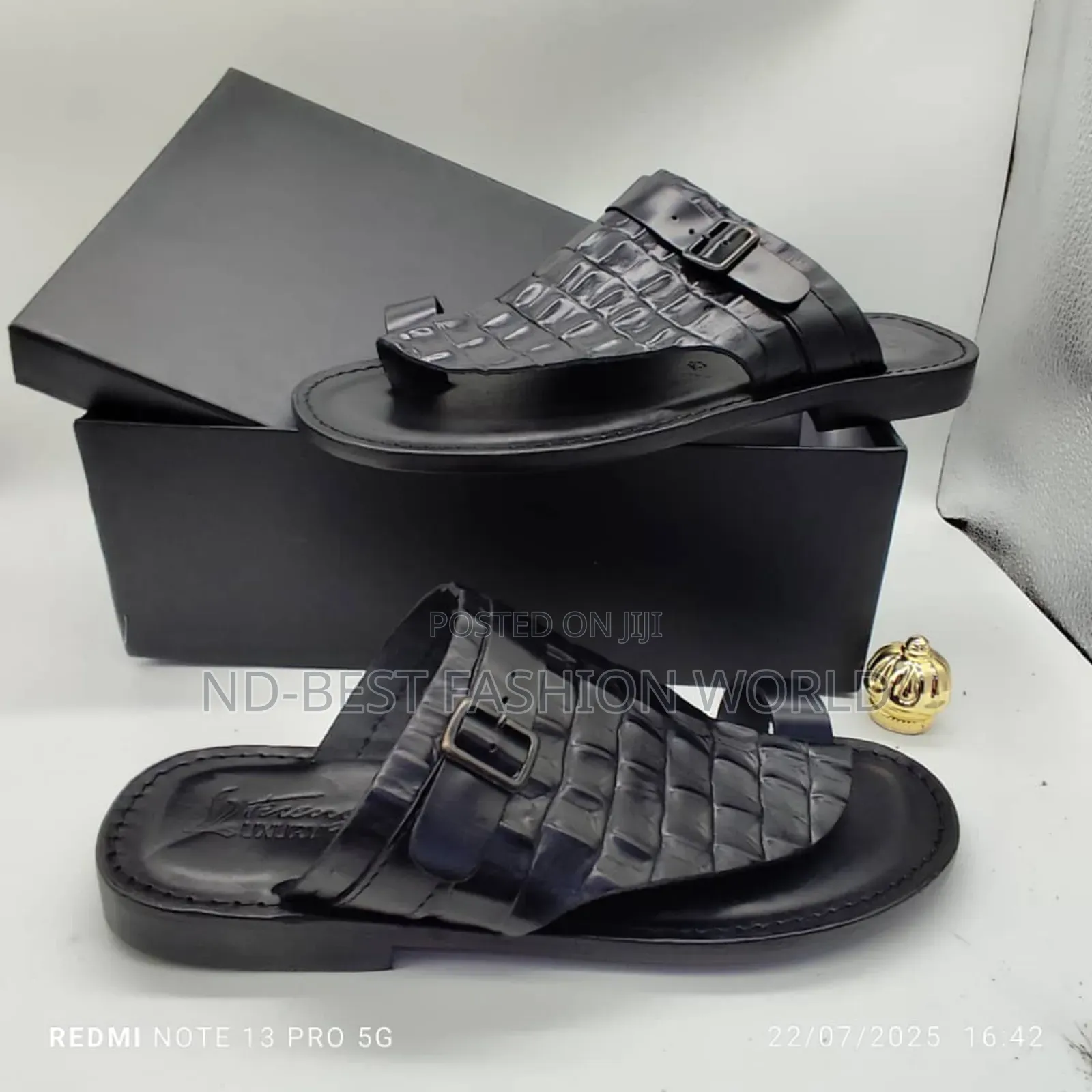 Black Cover Italian Slippers
