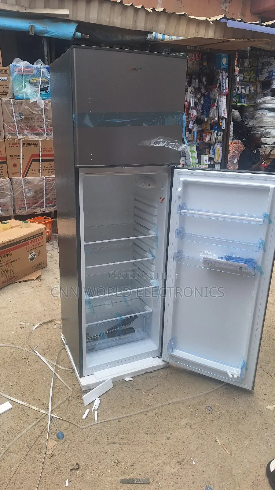 Brand New Bruhm 275l Double Door Fridge Faster Cooling