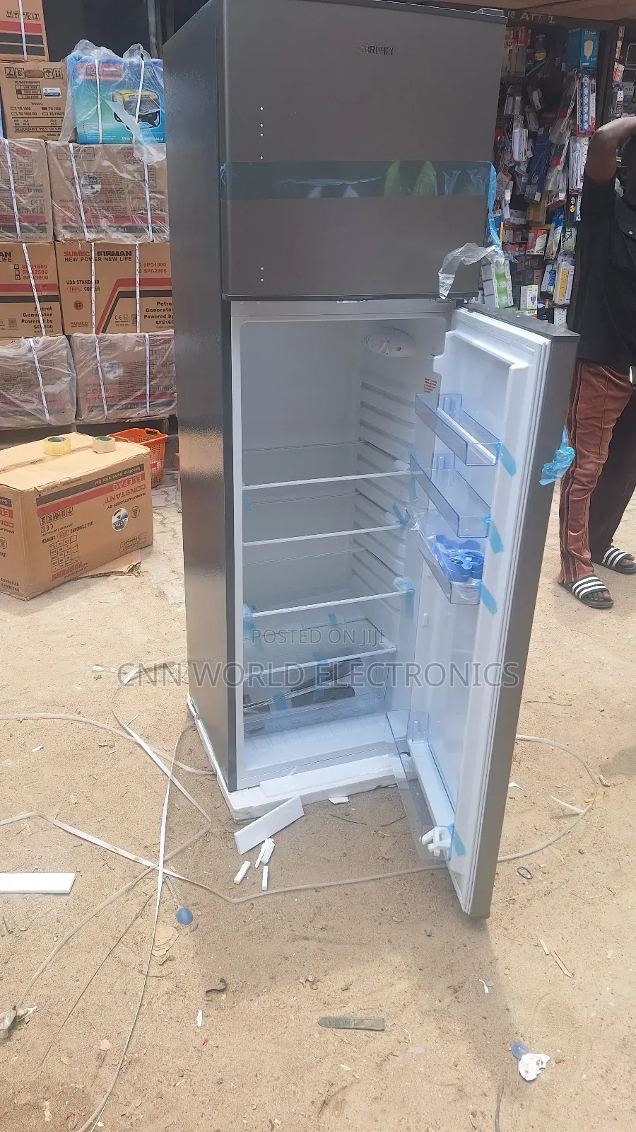Brand New Bruhm 275l Double Door Fridge Faster Cooling