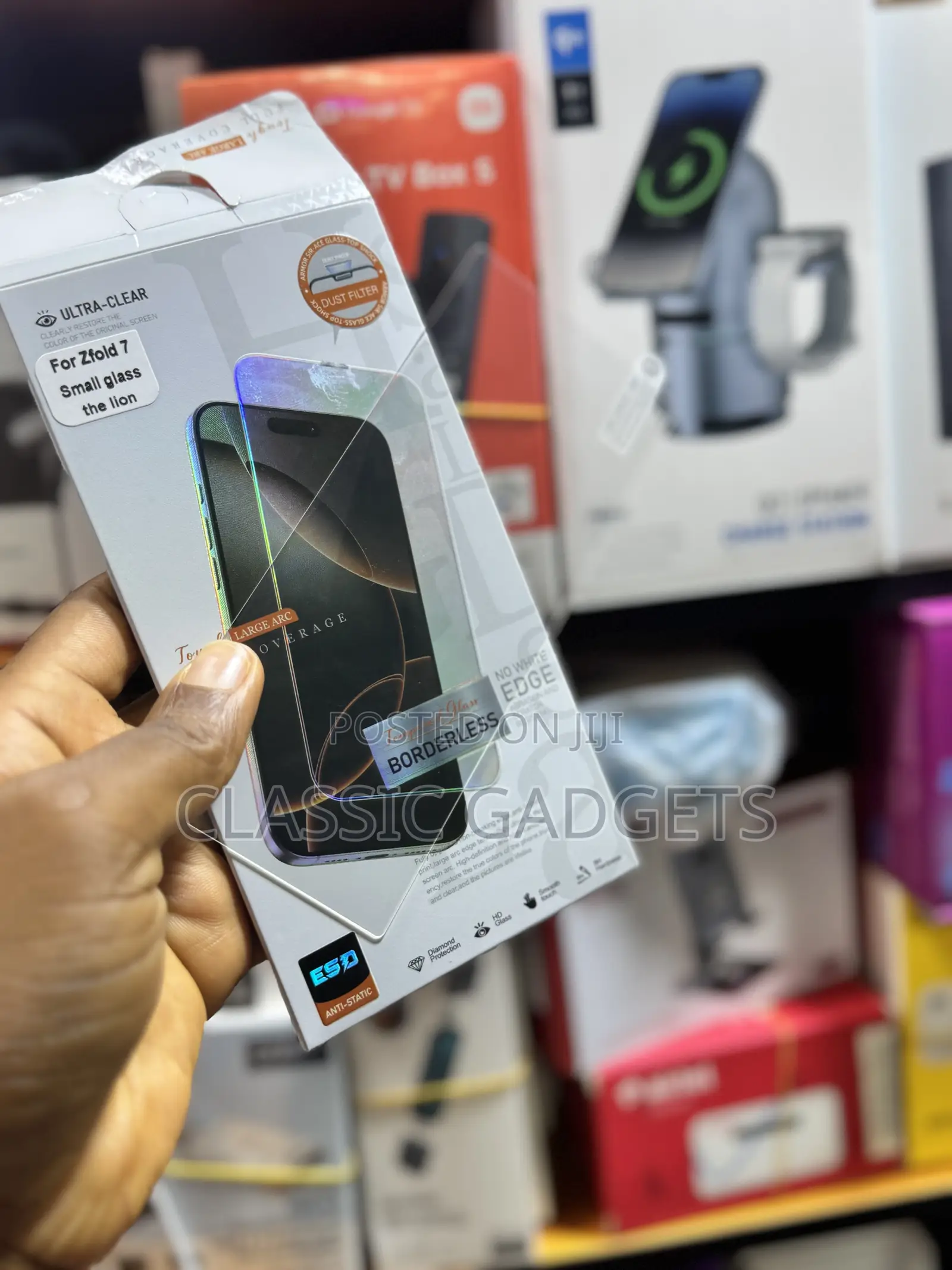 Clear Tampered Glass Screen Protector for Galaxy Z Fold 7