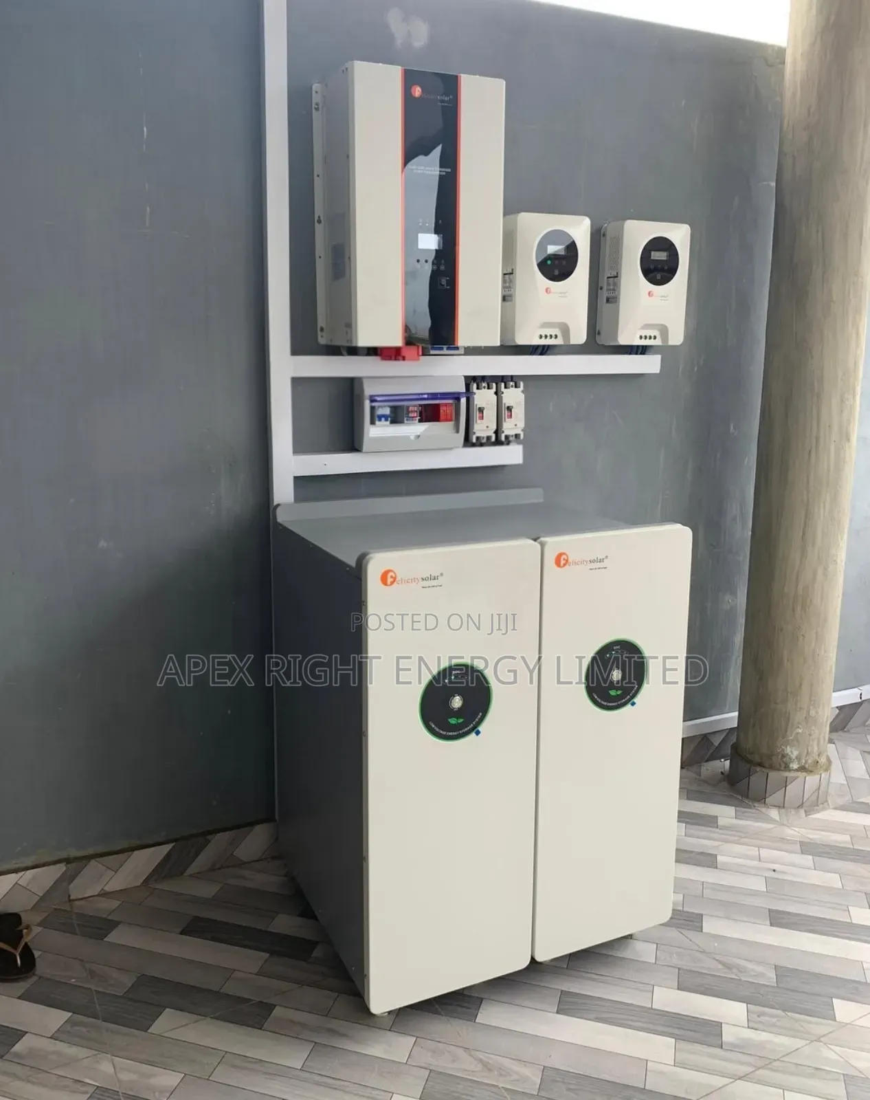 10kva Felicity Inverter Setup+30kwh Lithium+24pcs-650w Panel