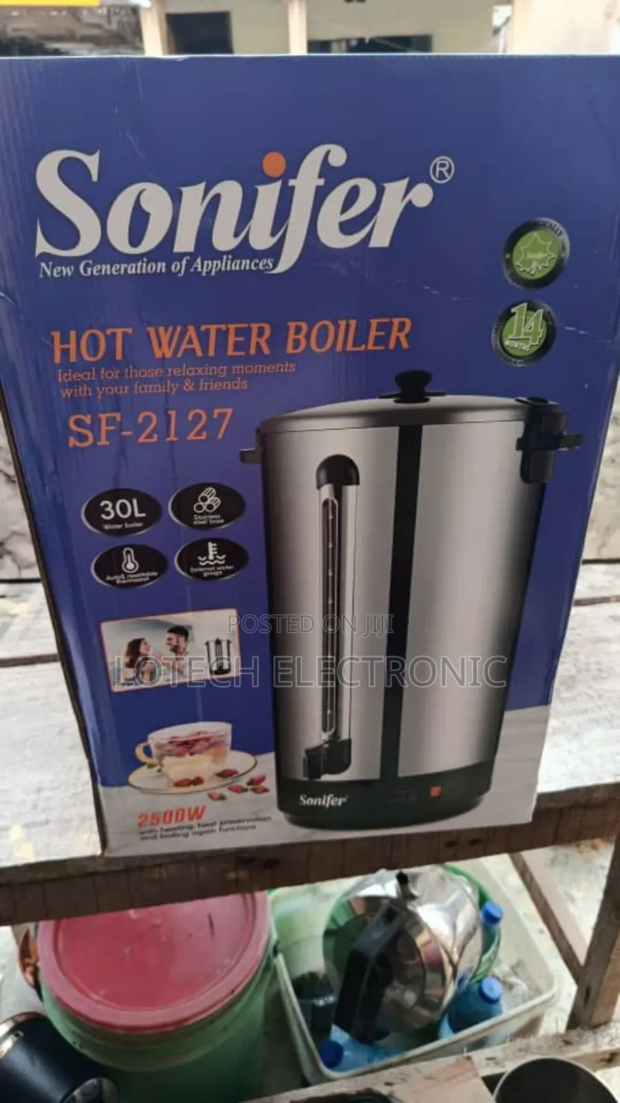50l Stainless Steel Hot Water Boiler – Heavy-Duty Fast