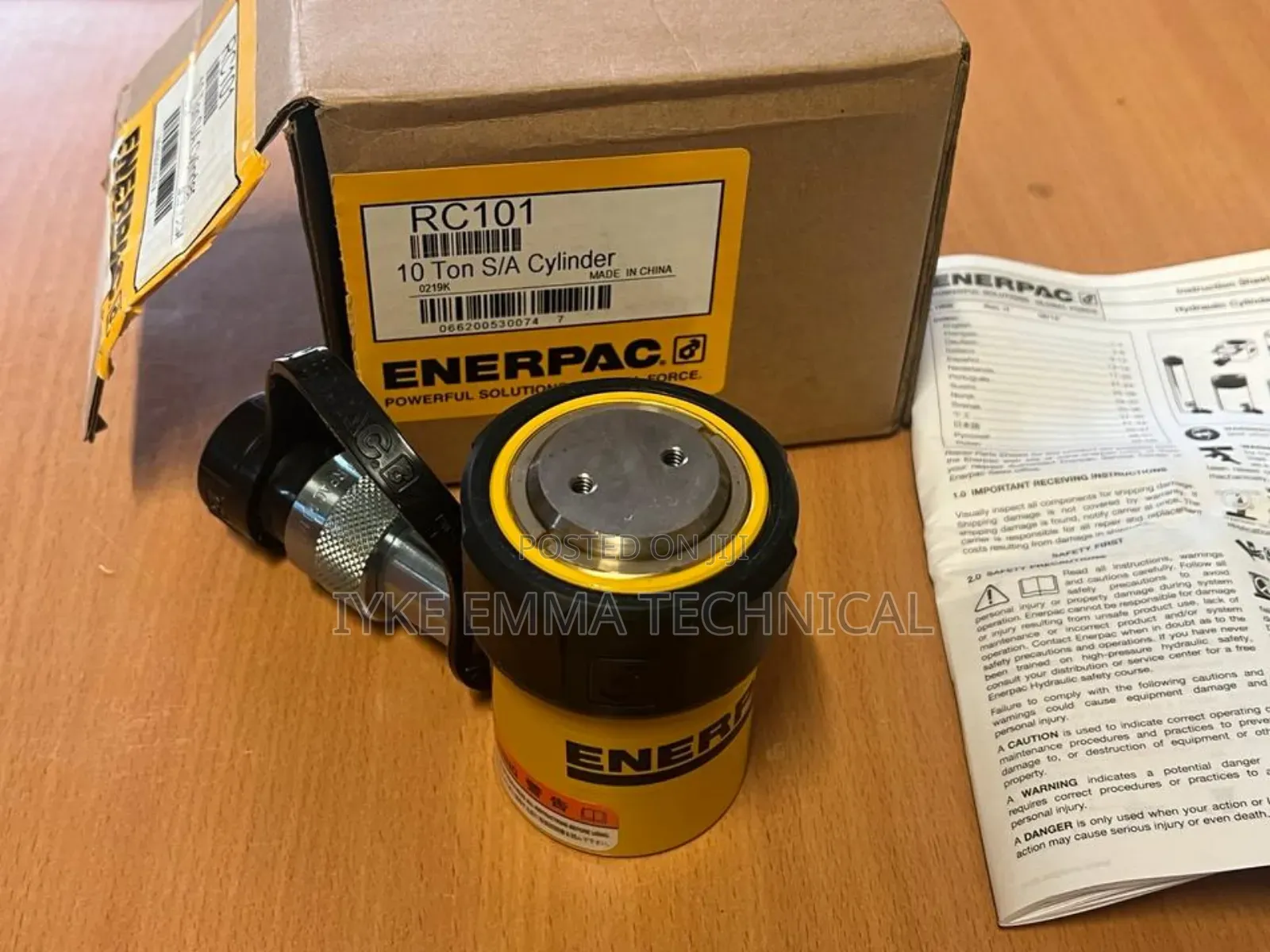 Enerpac Rc101 Hydraulic Cylinder Jack 10 Ton