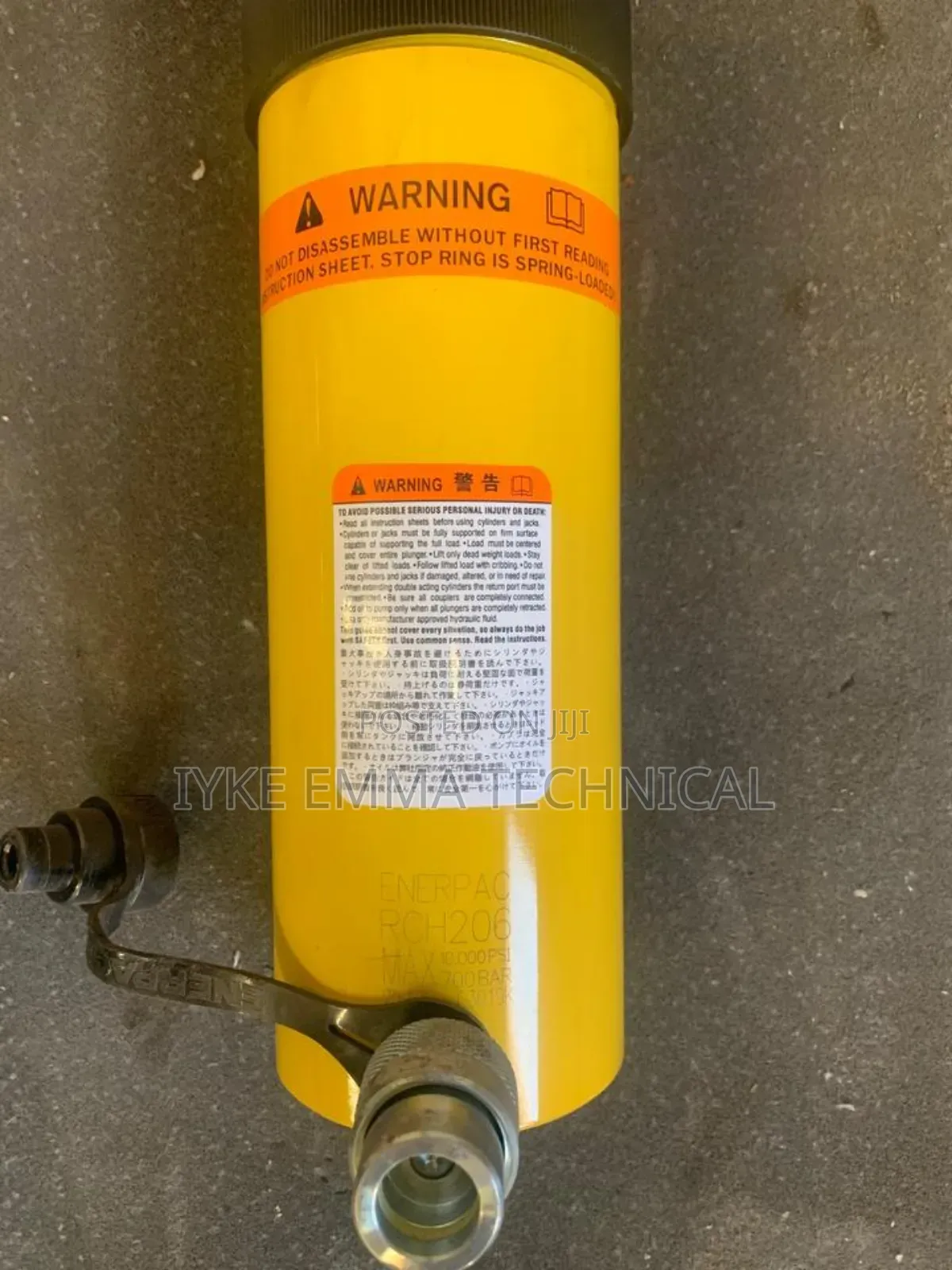 Enerpac Rch603 Hydraulic Cylinder Jack 30 Ton